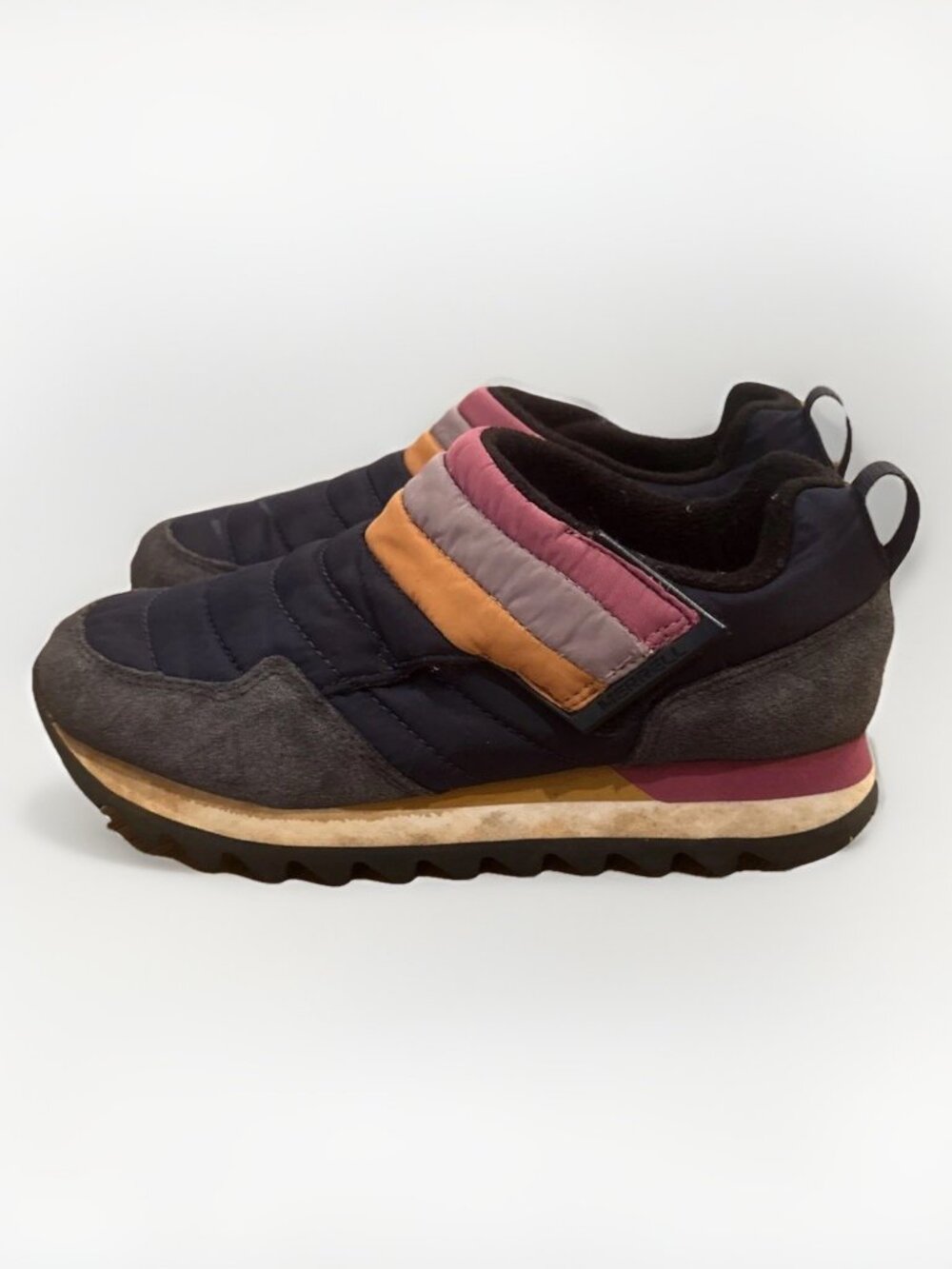Merrell Alpine Moc Strap Polar Hiking Sneaker Navy Multi 6.5 Women’s